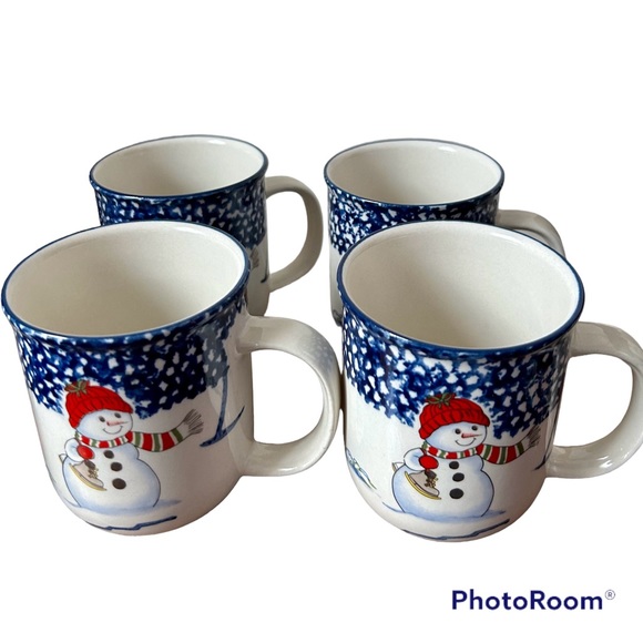 Holiday Santa Mugs by Thomson Pottery - Picture 2 of 4